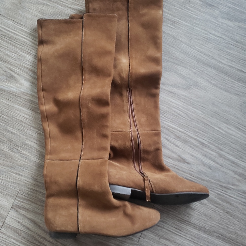 OVER THE KNEE LEATHER BOOTS